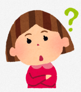 質問する女の子